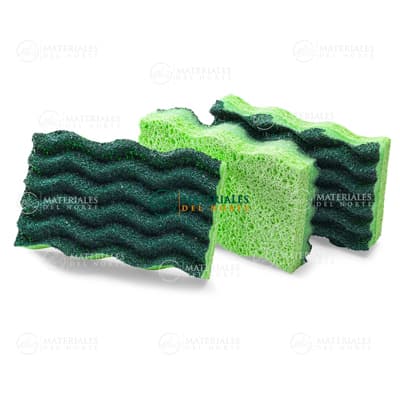 ESPONJA EASY-RINSE RIPPLES 3-PK 1077