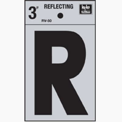 LETRA R  REFLECTIVA DE 3"