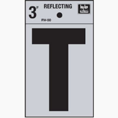 LETRA T REFLECTIVA DE 3"