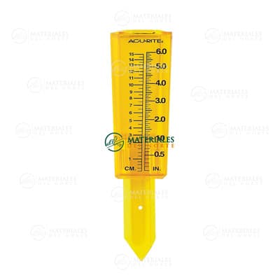 PLUVIÓMETRO DE 6" DELUXE