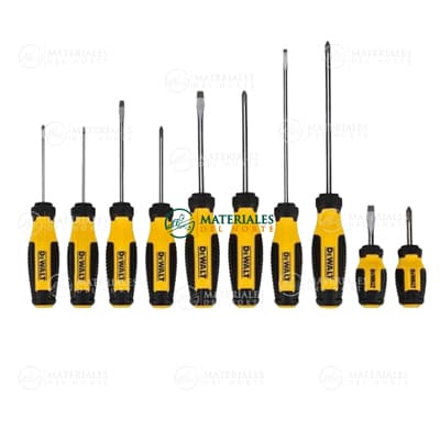 DESARMADORES JUEGO DE 10pz 18004