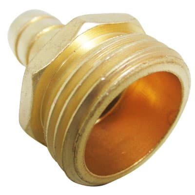 CONEXIÓN DE LATÓN MACHO 1/2 PULGADA TRUPER