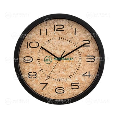 RELOJ DE PARED CORCHO