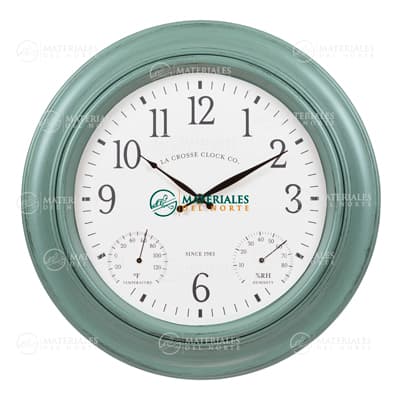 RELOJ DE PARED PARA INTERIORES Y EXTERIORES