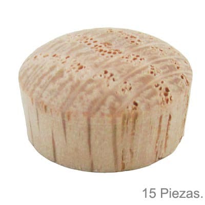 TAPON DE MADERA 15 PIEZAS