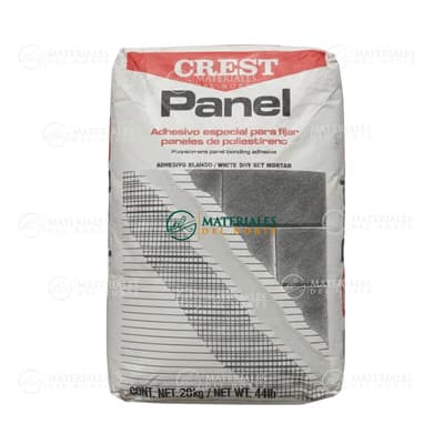 ADHESIVO PANEL BLANCO CREST BLANCO 20 Kg