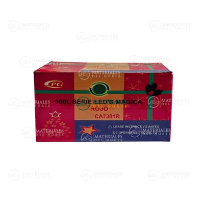 LUCES NAVIDEÑAS 300 LED 15 m ROJA