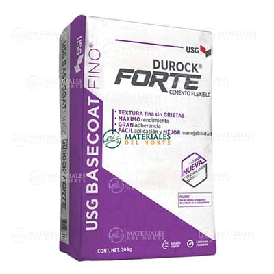 RESANADOR DUROCK PARA EXTERIOR BASECOAT FINO FORTE 20K