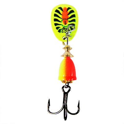 CEBO DE PESCA CUCHARITA SPINNER FIRETIGER 1/8 VIBRAX.