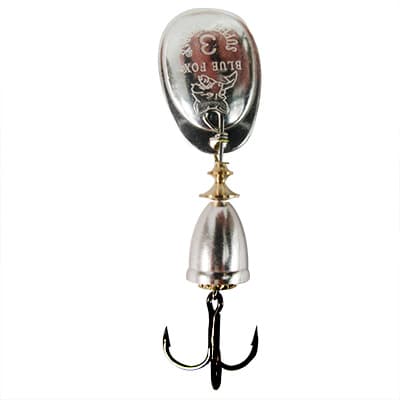CEBO DE PESCA CUCHARITA SPINNER PLATA 1/4 VIBRAX 