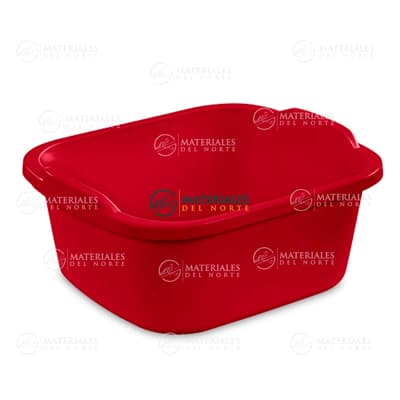 PALANGANA RECTA ROJA 11.35 L 0647