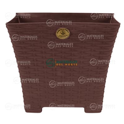 Maceta Rattan cuadrada