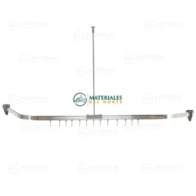 RIEL FLEXIBLE PARA CORTINA DE BAÑO  68890
