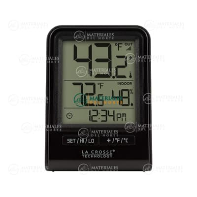 TERMOMETRO DIGITAL INTERIOR EXTERIOR INALAMBRICO 3081409BTCBP