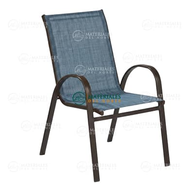 Silla apilable exterior hamaca