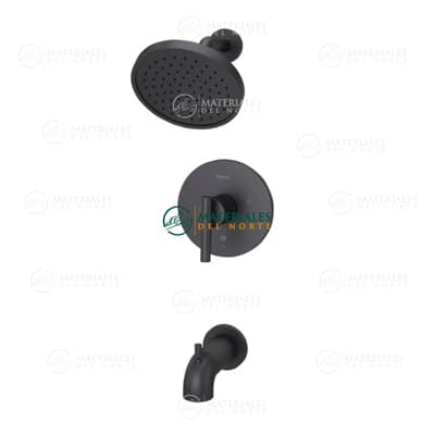 TRIM PARA TINA, REGADERA Y MONOMANDO PARA DUCHA CONTEMPRA NEGRO