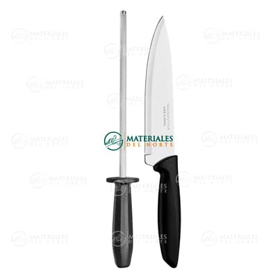 JUEGO DE CUCHILLO Y AFILADOR