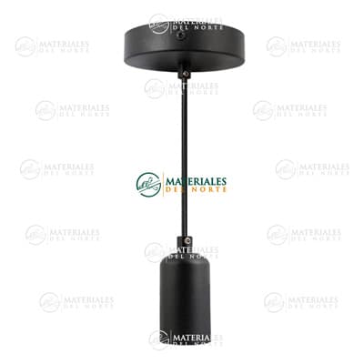 LUMINARIO COLGANTE BASIC NEGRO MATE 
