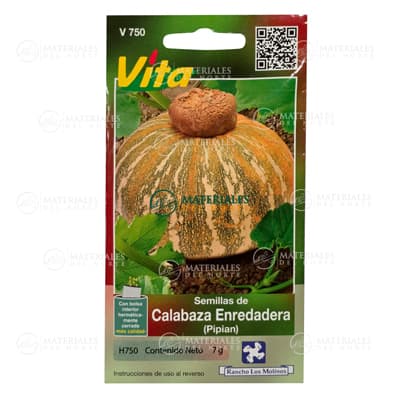 SEMILLA PARA SIEMBRA HORTA CALABAZA ENREDADERA H 750
