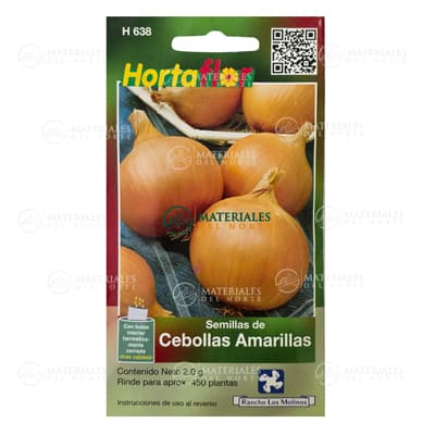 SEMILLA PARA SIEMBRA HORTA CEBOLLA AMARILLA H 638