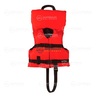 CHALECO SALVAVIDAS INFANTIL ROJO 