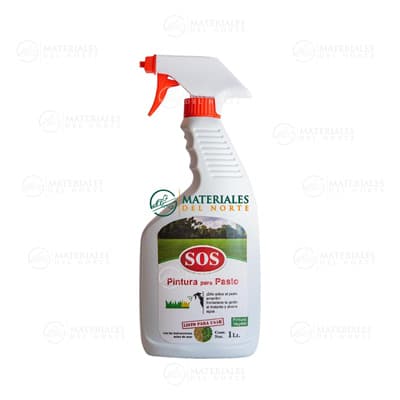 PINTURA PARA PASTO CON ATOMIZADOR DE 1L.