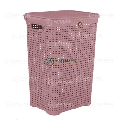 CESTO RATTAN ROSA MAGNOLIA