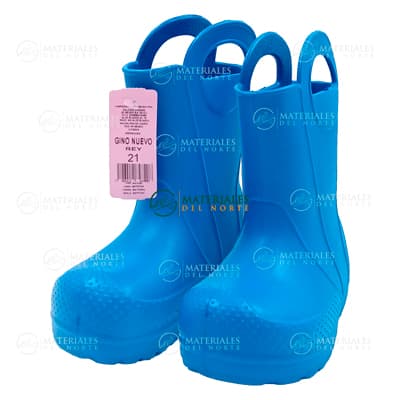 Bota infantil azul