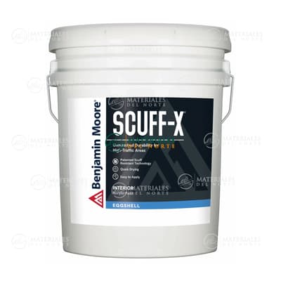 Pintura BenjaminMoore SCUFF-X EGGSHELL Cubeta